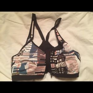 Victoria Secret sports bra with front zipper